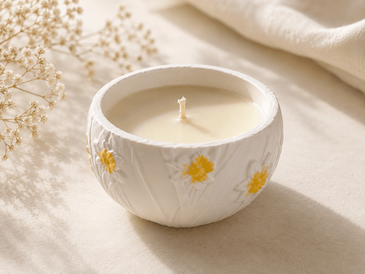 Daisy Bloom Candle